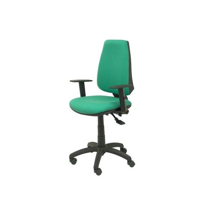 Silla Piqueras Y Crespo Elche S Brazos Regulables Mecanismo Sincro De Doble Maneta Gran Confortabilidad Regulable En Altura Ruedas De Nylon Asiento Y Respaldo Tapizado Bali Verde