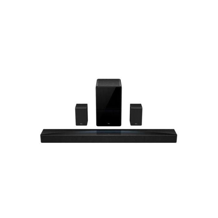TCL Q85H Barra de Sonido 7.1.4 canales 860W con Dolby Atmos, DTS:X, Ray Danz y Altavoces Traseros Inalámbricos Bluetooth