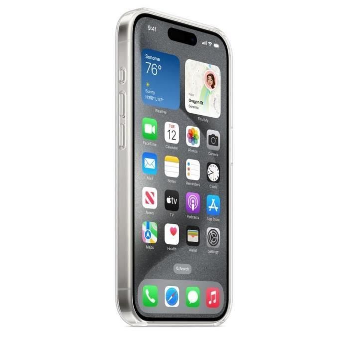 Funda transparente APPLE iPhone 15 Pro con MagSafe 5