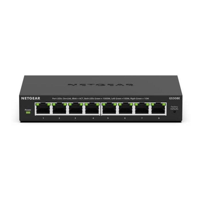 Cable USB Netgear GS308E-400EUS Negro 2 Cable USB Netgear GS308E-400EUS Negro 2