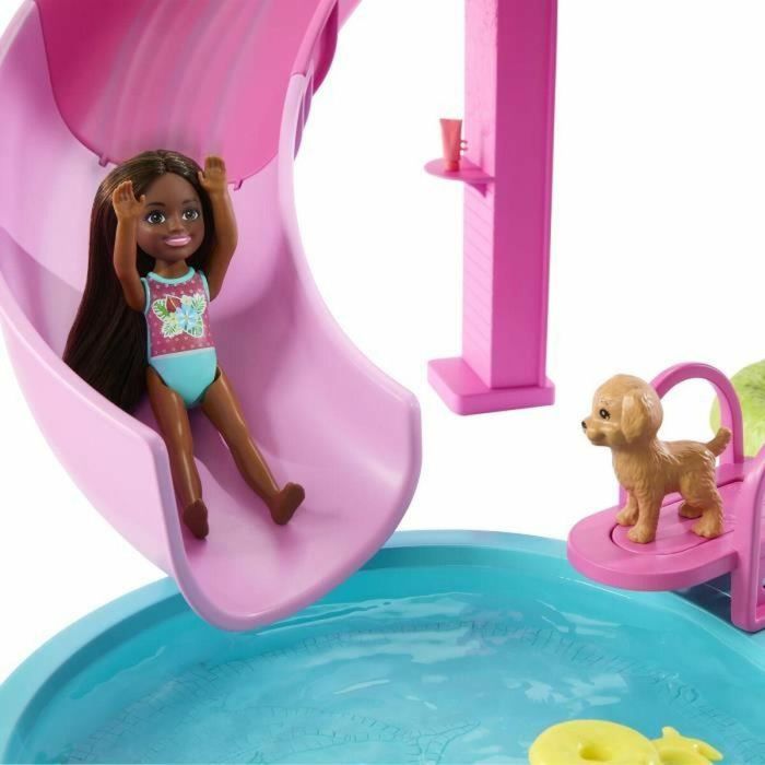 Barbie JFP01 Piscina de ensueño con Tobogán y Jacuzzi – Más de 20 accesorios 4 Barbie JFP01 Piscina de ensueño con Tobogán y Jacuzzi – Más de 20 accesorios 4
