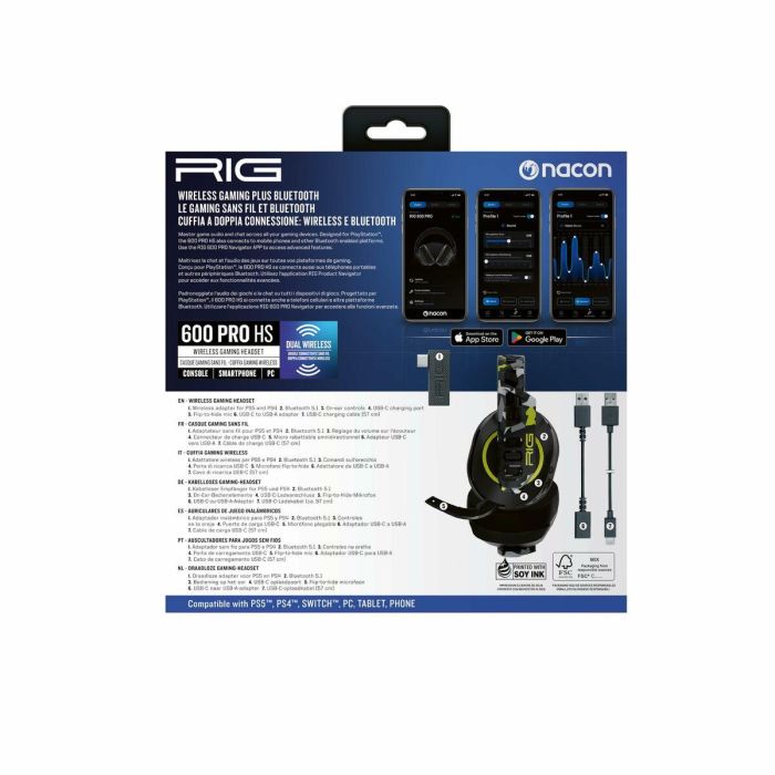 Auriculares Nacon RIG600PROHSACID 1 Auriculares Nacon RIG600PROHSACID 1