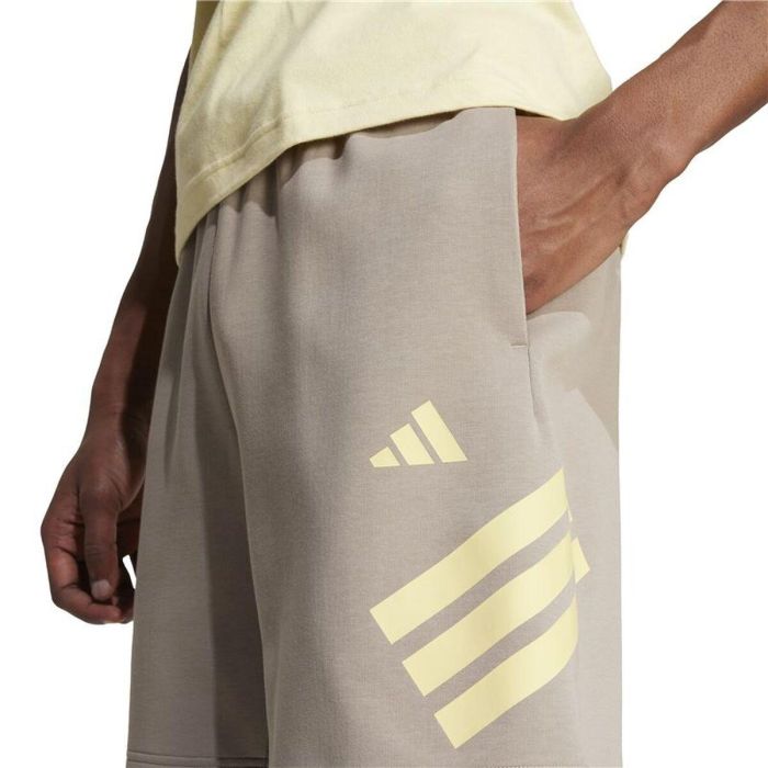 Pantalones Cortos Deportivos para Hombre Adidas Future Icons 3Bandas Blanco Natural 5-6 Años 2