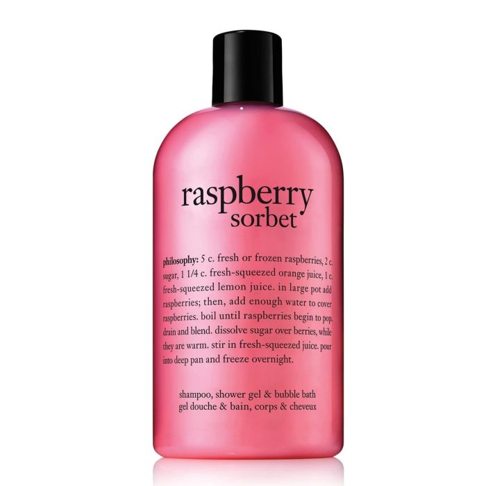PHILOSOPHY Raspberry Sorbet Gel de Baño y Shampoo 180ml para Mujer