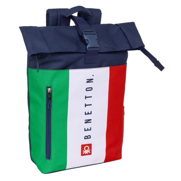 Mochila para Portátil Benetton Flag Azul marino 28 x 42 x 13 cm