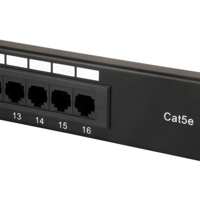 Equip Patchpanel 16x RJ45 Cat5e 19" 1HE ungeschirmt schwarz 3 Equip Patchpanel 16x RJ45 Cat5e 19" 1HE ungeschirmt schwarz 3
