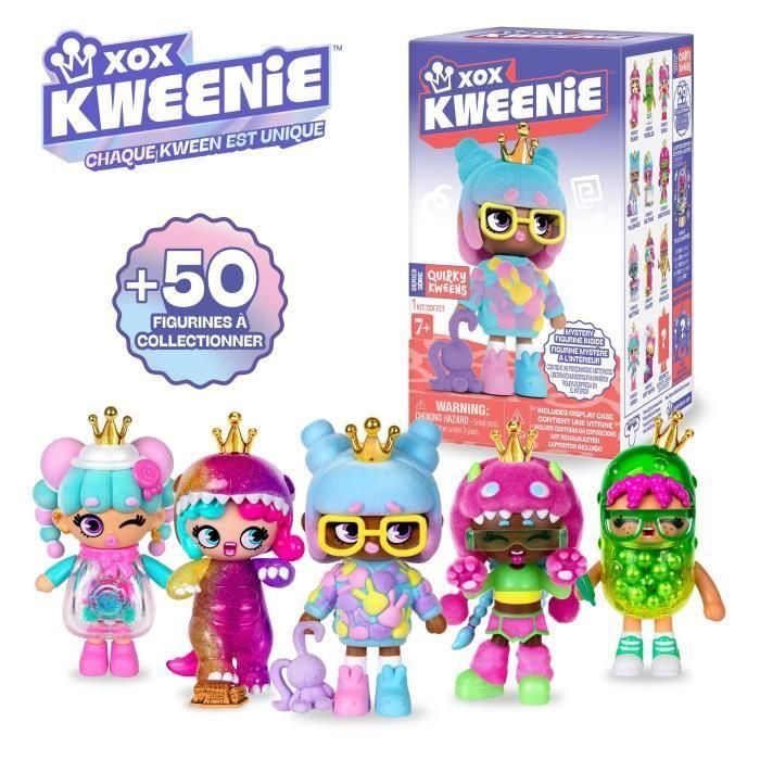 Muñeca sorpresa - XOX KWEENIE - Serie Quirky - 13 cm - 13 modelos para coleccionar - Modelo aleatorio 1 Muñeca sorpresa - XOX KWEENIE - Serie Quirky - 13 cm - 13 modelos para coleccionar - Modelo aleatorio 1