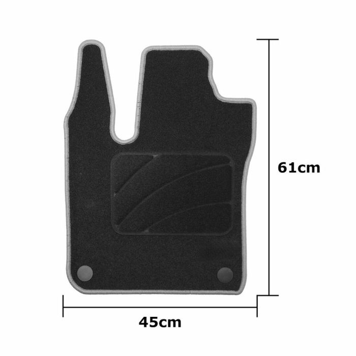 Car Lux OCCRT0048YE Alfombrillas Coche a Medida para Renault Twingo (2014-2019) 5 Piezas Velour Ribete Amarillo con Anclaje Original y Talonera 4 Car Lux OCCRT0048YE Alfombrillas Coche a Medida para Renault Twingo (2014-2019) 5 Piezas Velour Ribete Amarillo con Anclaje Original y Talonera 4