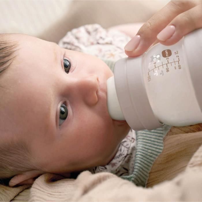 MAM Tetina Anatómica de Silicona Flujo Medio 2 - Juego de 2 Tetinas - Para una Succión Similar al Pecho Materno - Transparente 3 MAM Tetina Anatómica de Silicona Flujo Medio 2 - Juego de 2 Tetinas - Para una Succión Similar al Pecho Materno - Transparente 3