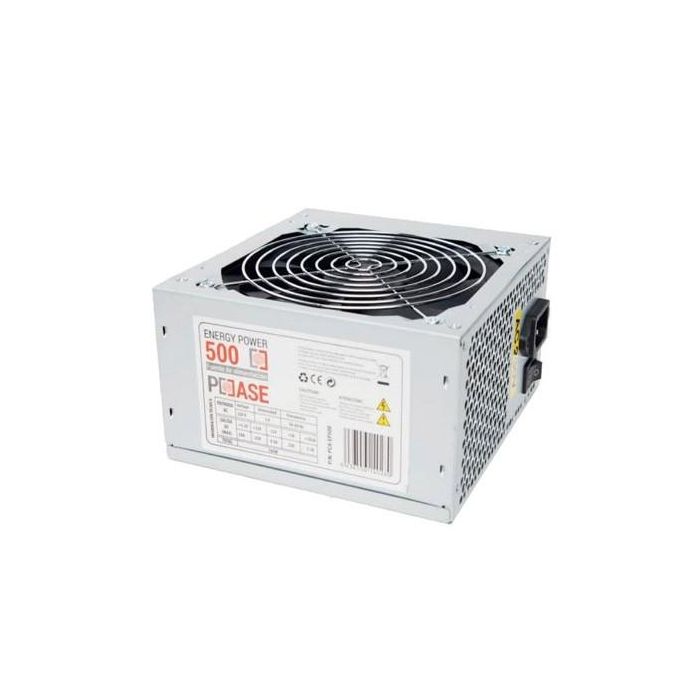 PCCASE EP-500 Fuente de Alimentación PC 500W ATX 20+4 pin No Modular Plata PCCASE EP-500 Fuente de Alimentación PC 500W ATX 20+4 pin No Modular Plata