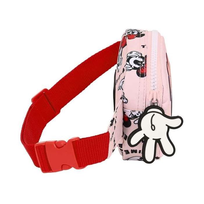 Riñonera Minnie Mouse Me time 14 x 11 x 4 cm Rosa 2 Riñonera Minnie Mouse Me time 14 x 11 x 4 cm Rosa 2
