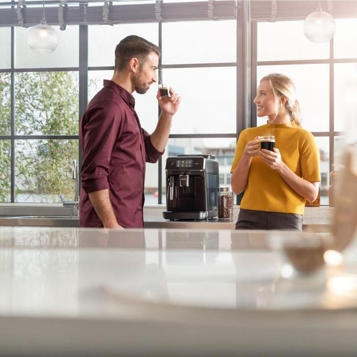 Molinillo para máquina de café espresso automática - PHILIPS - EP2225/10 - 1500 W - 275 g de granos - Negro mate 4 Molinillo para máquina de café espresso automática - PHILIPS - EP2225/10 - 1500 W - 275 g de granos - Negro mate 4