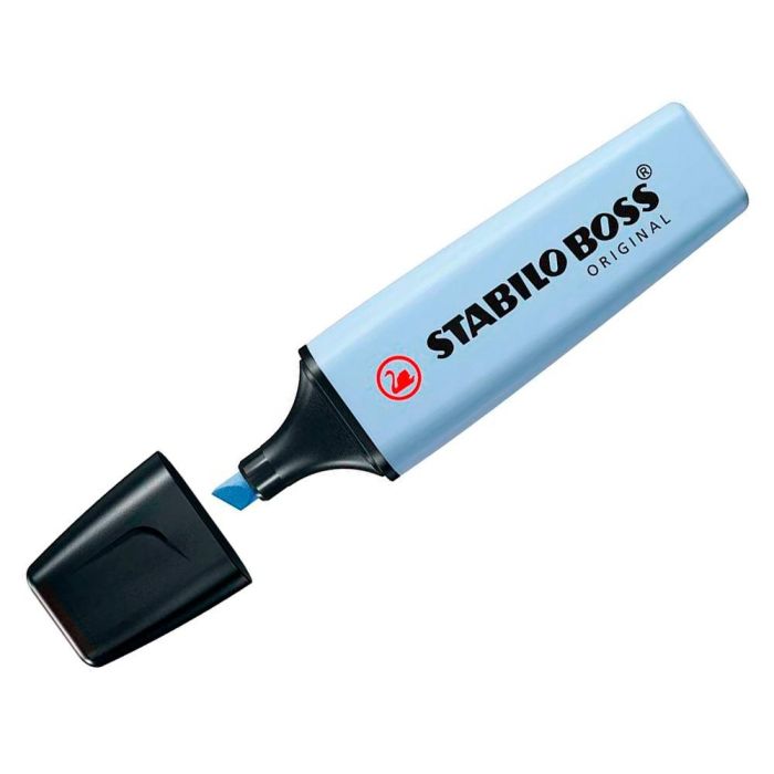 Rotulador Stabilo Boss Fluorescente 70 Pastel Azul Nublado 1