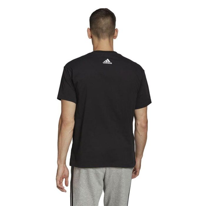 Camiseta de Manga Corta Unisex Adidas HE4314 Negro (S)