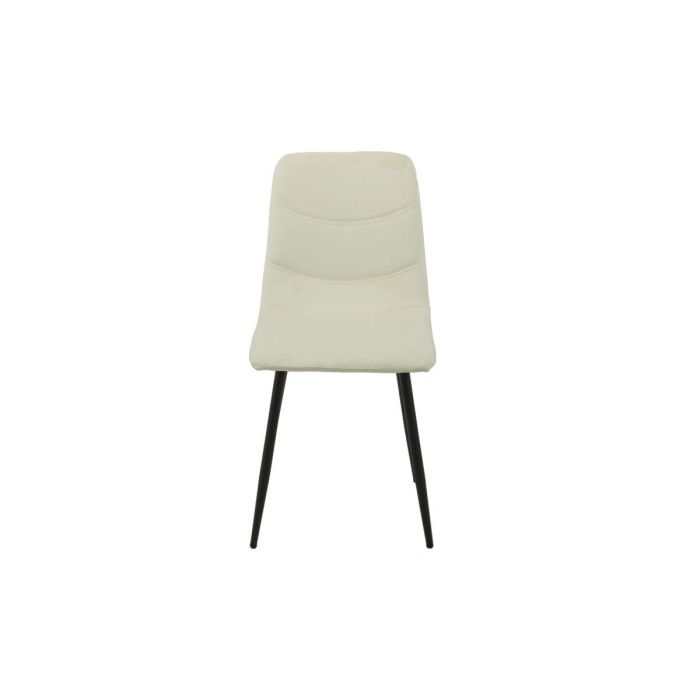 Silla Romimex Blanco Terciopelo Metal 45 x 89 x 55 cm 4