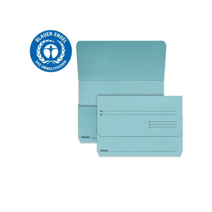 Esselte Subcarpeta Cartulina Pocket Folio Azul 275 gr 1
