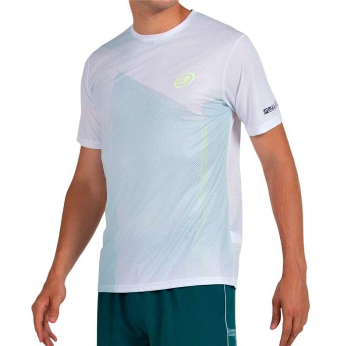 Camiseta de Manga Corta Hombre Bullpadel Lagar 012 Blanco 32 1