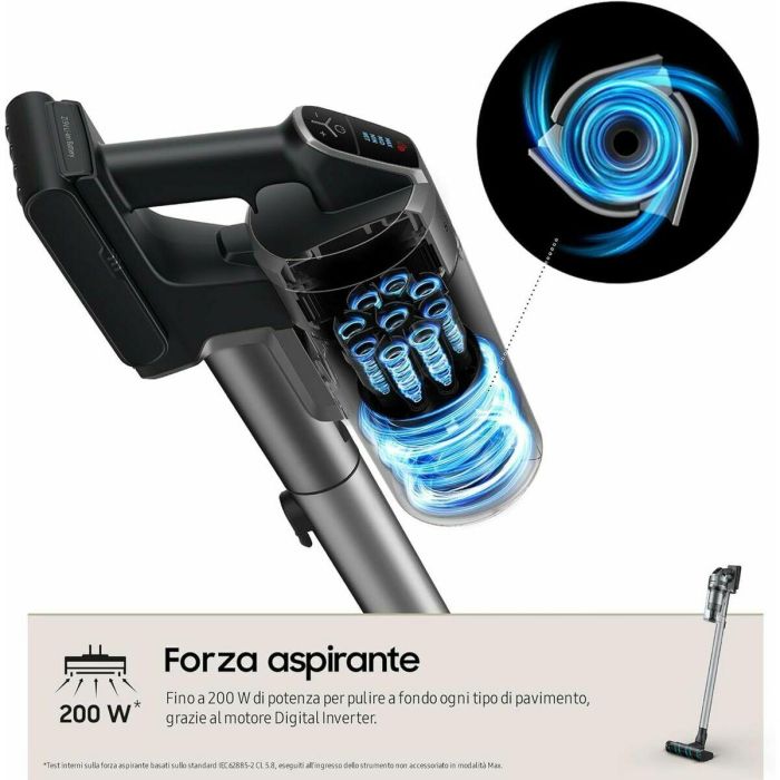 Aspirador Escoba Samsung VS20B75ACR5/WA 550 W 6 Aspirador Escoba Samsung VS20B75ACR5/WA 550 W 6