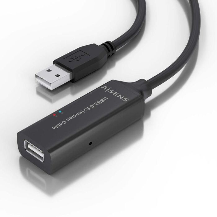 AISENS - CABLE USB 2.0 PROLONGADOR CON AMPLIFICADOR, TIPO A/M-A/H, NEGRO, 5.0M 3 AISENS - CABLE USB 2.0 PROLONGADOR CON AMPLIFICADOR, TIPO A/M-A/H, NEGRO, 5.0M 3