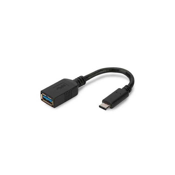 Digitus Cable Adaptador USB-C a USB-A OTG, SuperSpeed USB 3.0 (5Gbps), 3A Power Delivery, 0.15m, Carga y Sincronización Rápida, Reversible Digitus Cable Adaptador USB-C a USB-A OTG, SuperSpeed USB 3.0 (5Gbps), 3A Power Delivery, 0.15m, Carga y Sincronización Rápida, Reversible