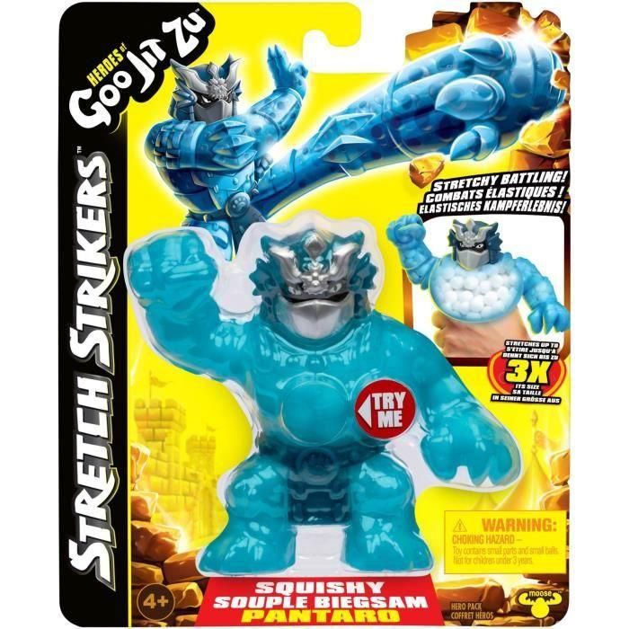 Figura Stretch Strikers 11cm (Random Asst) - HEROeS OF GOO JIT ZU - Héroes babosos con armadura de guerrero 2 Figura Stretch Strikers 11cm (Random Asst) - HEROeS OF GOO JIT ZU - Héroes babosos con armadura de guerrero 2