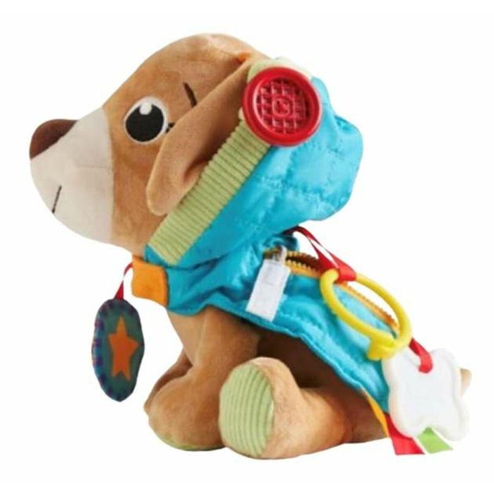 Peluche perrito viste y juega playskool. juego sensorial con exploración táctil. 23x12,7x25,4 cm