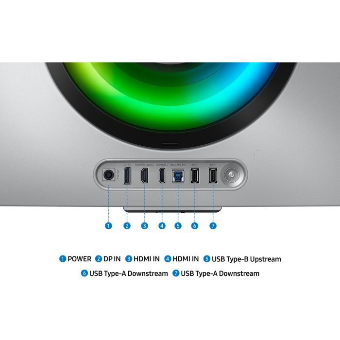 Samsung Monitor Gaming OLED G85SD 34' UltraWide Quad HD 175Hz Plata 3