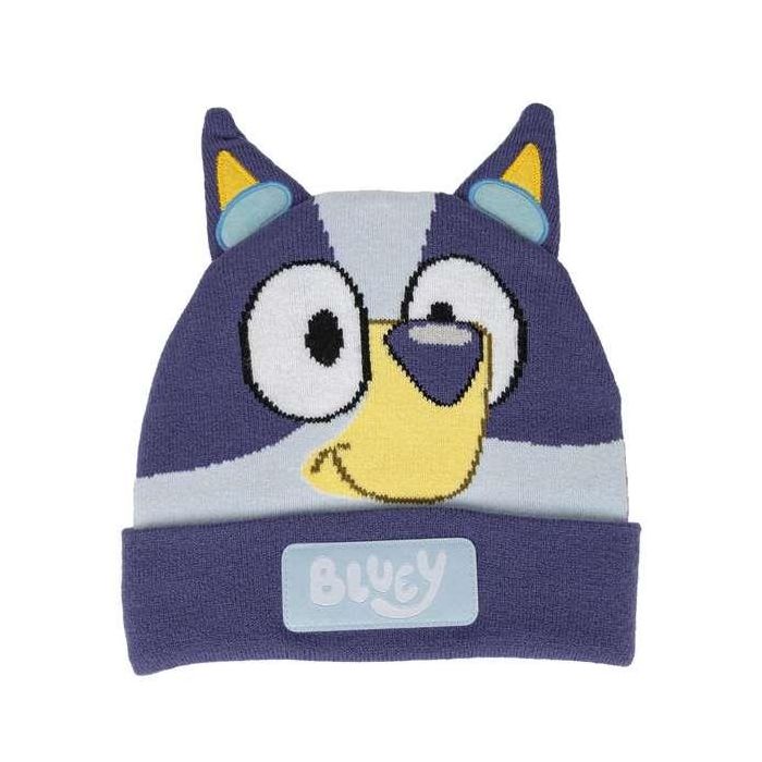 Gorro punto aplicaciones bluey 1