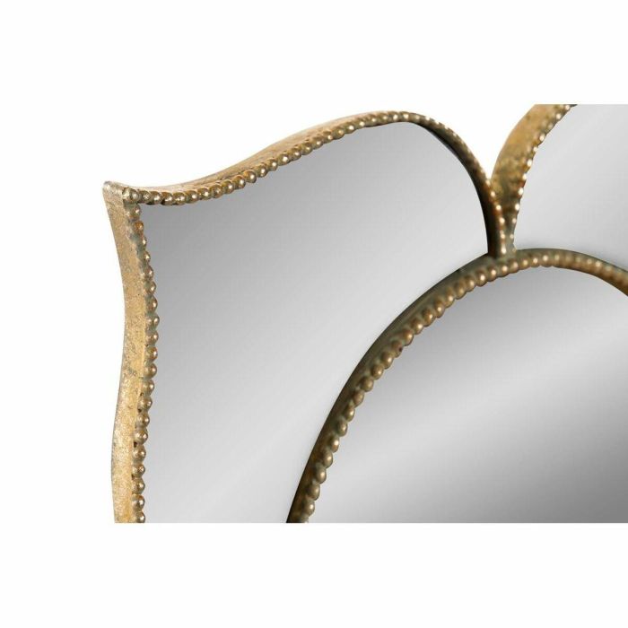 Espejo de pared DKD Home Decor Cristal Dorado Resina (38 x 1.5 x 38 cm) 1