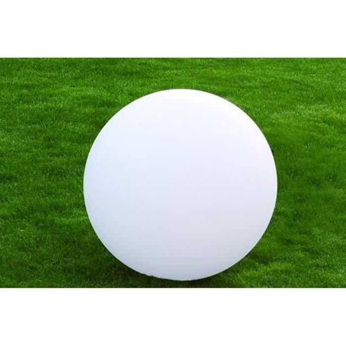 LUMISKY - Bola de luz con cable para exterior LED - blanco BOBBY - Base Ø50cm E27 3