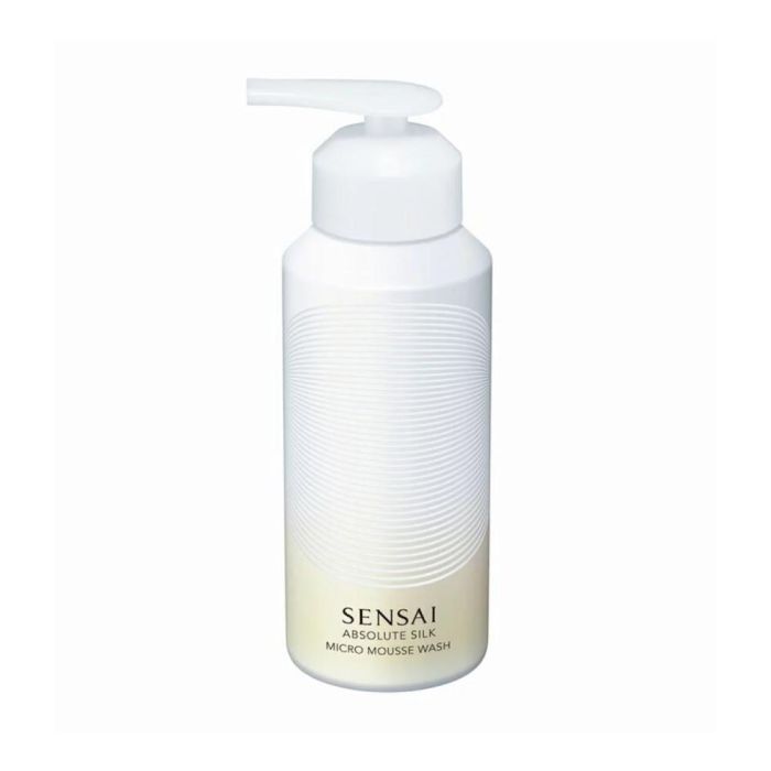 Sensai Absolue Silk Micro Mousse 180 – Limpiador Facial Microcarbonatado Lujoso que Purifica, Hidrata y Aporta Luminosidad