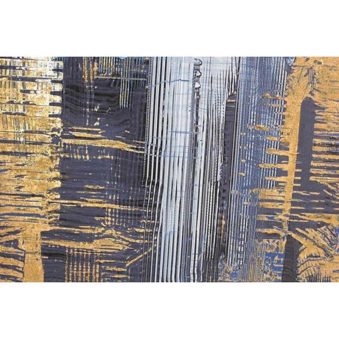 DKD Home Decor Cuadro Moderno Abstracto Azul Blanco Dorado Lienzo Madera Pintado a Mano 120x40 cm (6 Unidades Surtidas) 3 DKD Home Decor Cuadro Moderno Abstracto Azul Blanco Dorado Lienzo Madera Pintado a Mano 120x40 cm (6 Unidades Surtidas) 3