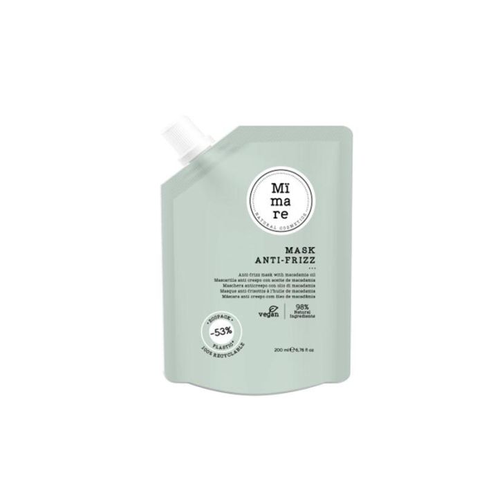 Mascarilla Disciplinante Anti-Frizz Mimare 200ml - Con Aceite de Macadamia para Cabello Seco y Encrespado