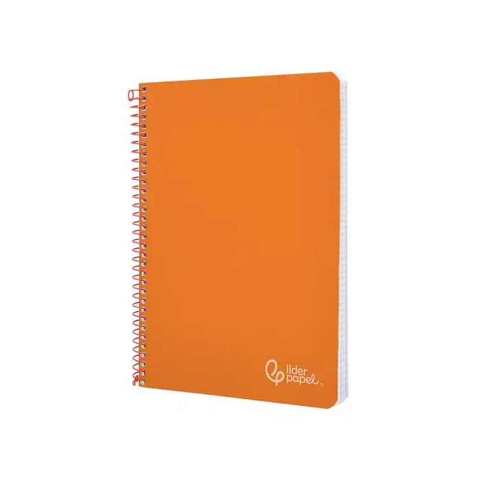 Liderpapel Cuaderno Espiral A4 Witty Tapa Dura 80 Hojas 90gr Pauta 2,5mm Con Margen Color Naranja 2