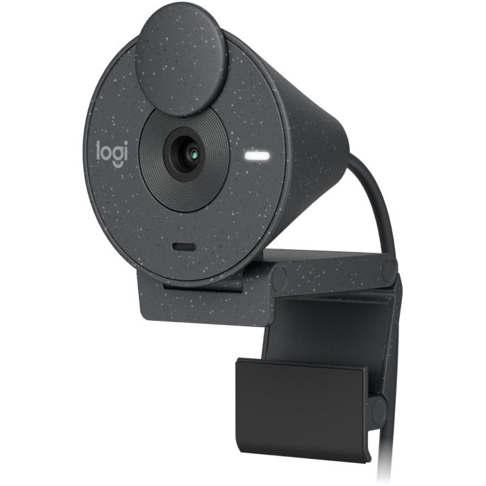 Logitech Brio 300 Webcam Full HD 1080p Foco Fijo con Micrófono Mono, Tapa de Privacidad USB-C y RightLight 2 Grafito 3 Logitech Brio 300 Webcam Full HD 1080p Foco Fijo con Micrófono Mono, Tapa de Privacidad USB-C y RightLight 2 Grafito 3