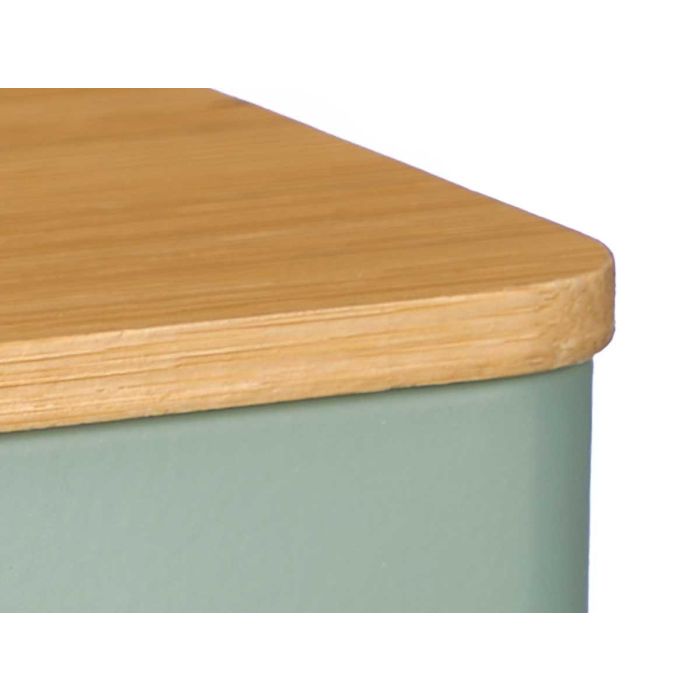 Tarro Tapa Bambu 3 Modelos Verde Menta Kinvara 9x13x9cm (12 Unidades) 2