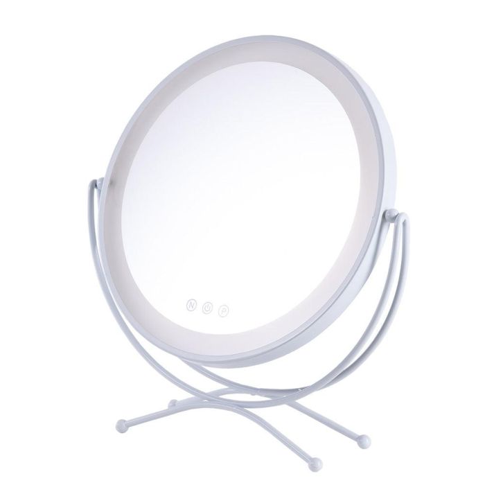 Espejo Iluminado Maquillaje LED 4200ºK 48x43Cm Blanco 40.000H [SUN-KRS-430A-W Espejo Iluminado Maquillaje LED 4200ºK 48x43Cm Blanco 40.000H [SUN-KRS-430A-W