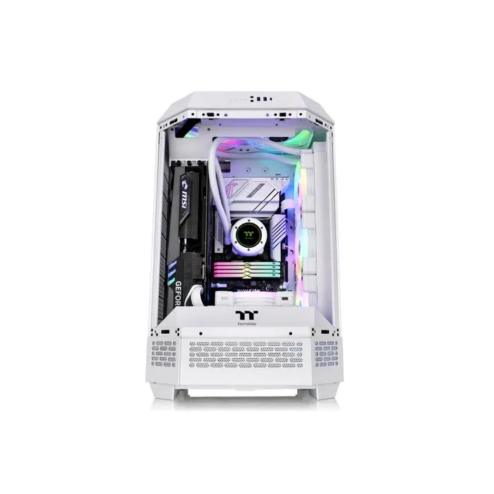 Thermaltake The Tower 300 Snow - Caja de PC Minitorre Blanco, Micro-ATX, Sin Fuente, THE1709122841478