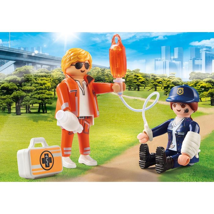 Playmobil Duo Pack Doctor Y Policía 70823 1