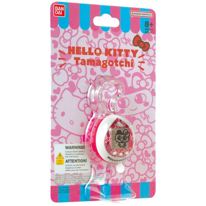BANDAI Tamagotchi Original Hello Kitty 50th Anniversary Edición Cereza Multi-idioma con Pilas Incluidas 2 BANDAI Tamagotchi Original Hello Kitty 50th Anniversary Edición Cereza Multi-idioma con Pilas Incluidas 2