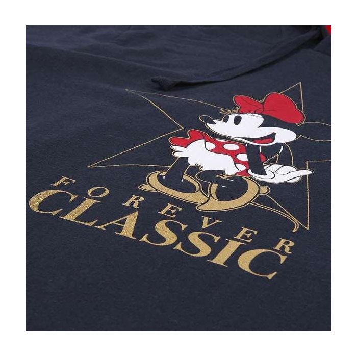 Sudadera con Capucha Mujer Minnie Mouse Azul oscuro XS 2 Sudadera con Capucha Mujer Minnie Mouse Azul oscuro XS 2