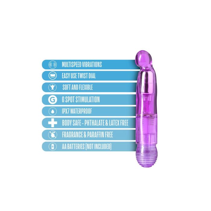 Vibrador Blush Naturally Yours Morado 4 Vibrador Blush Naturally Yours Morado 4