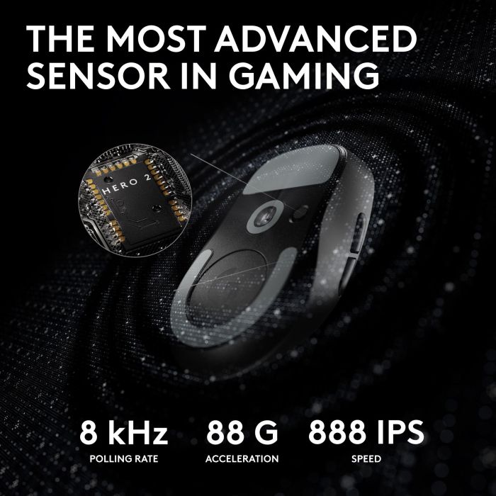 Logitech PRO X SUPERLIGHT 2 LIGHTSPEED Ratón Gaming Inalámbrico - Negro 16 Logitech PRO X SUPERLIGHT 2 LIGHTSPEED Ratón Gaming Inalámbrico - Negro 16