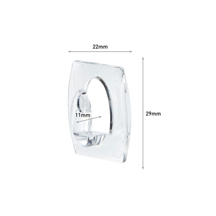 3M Command Blister 6 Miniganchos Adhesivos Transparentes Hasta 225g, Tecnología Adhesiva de 3M, 17006CLR 710027363 0 3M Command Blister 6 Miniganchos Adhesivos Transparentes Hasta 225g, Tecnología Adhesiva de 3M, 17006CLR 710027363 0