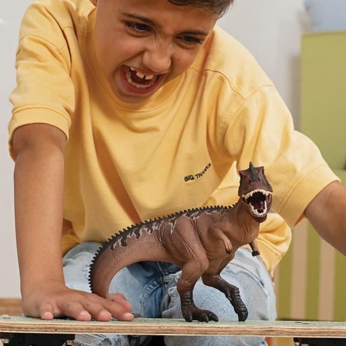 Schleich 15010 Figura de Giganotosaurus Dinosaurio Colección para Niños a partir de 4 años, Juguete Realista, similar Tiranosaurio Rex 1