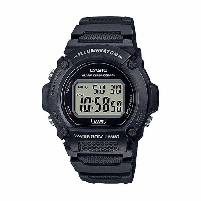 Reloj Hombre Casio W-219H-1AVCF Negro 2