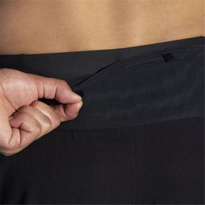 Pantalones Cortos Deportivos para Hombre Brooks High Point 5" 2-in-1 Negro 45 3 Pantalones Cortos Deportivos para Hombre Brooks High Point 5" 2-in-1 Negro 45 3