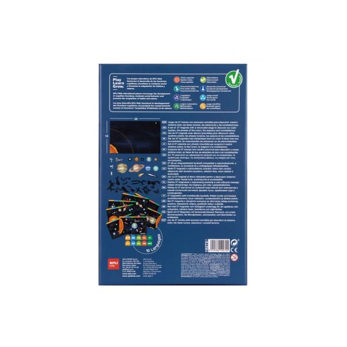 Juego Magnetico Apli Kids Sistema Solar 27 Piezas (+5 Años) 2