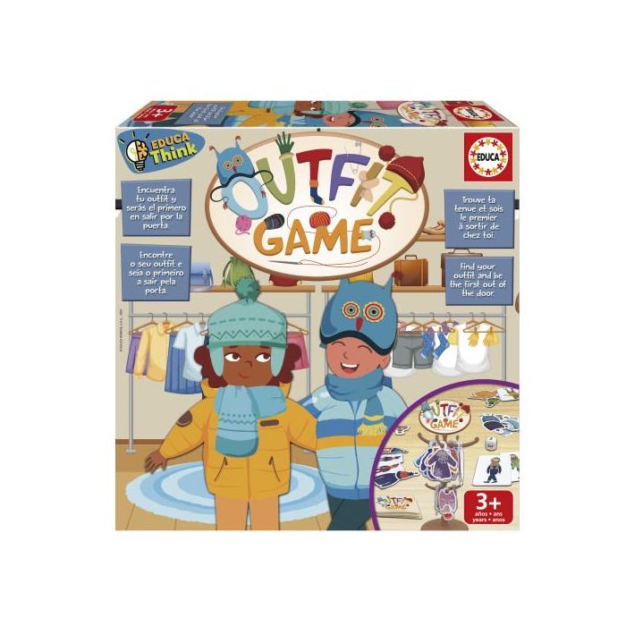 Educa Borrás Caja Juego Crea Outfit (Col. Educa Think) 20138 - Juego de Estrategia y Observación +3 Años 0 Educa Borrás Caja Juego Crea Outfit (Col. Educa Think) 20138 - Juego de Estrategia y Observación +3 Años 0