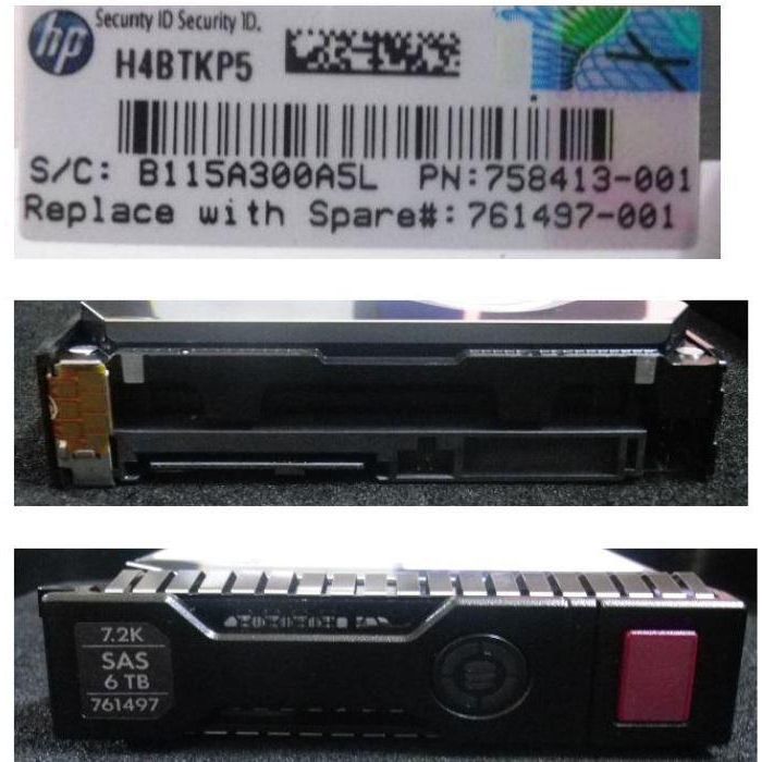 Hewlett Packard Enterprise Disco Duro 6TB SAS 7200 rpm 3.5" para servidores y almacenamiento de datos de alta capacidad